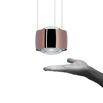 Minimalistische LED-Hängeleuchten | Goldene und Weiße Pendelleuchte für Esstisch und Kücheninsel | Dekorativer Metallglanz für Schlafzimmer und Wohnbereich - Unique Outlet