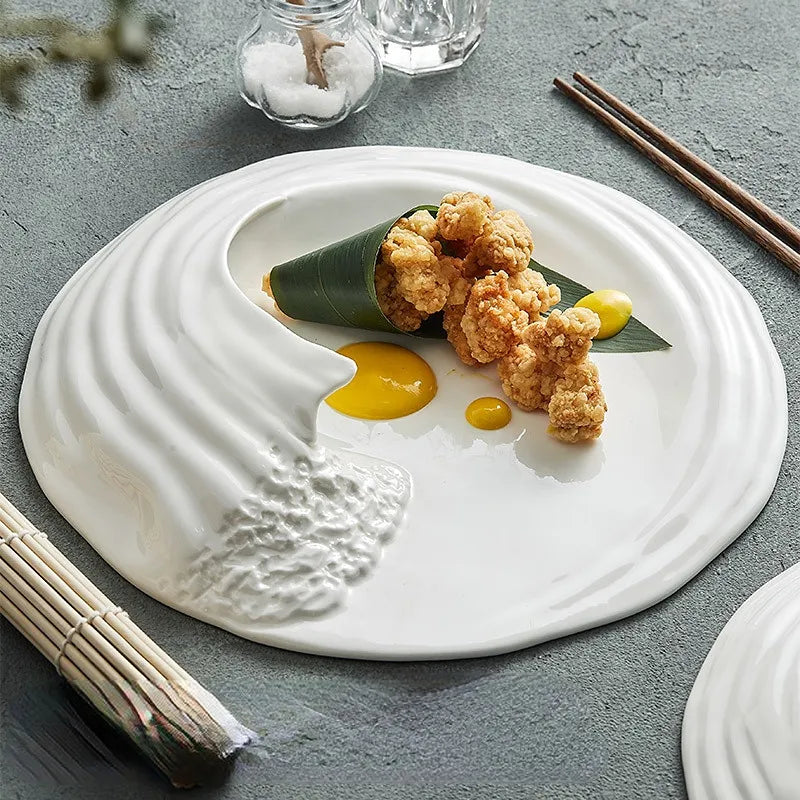Kreativ Design Hailang Keramik Servierplatte für Gourmetpräsentationen - Unique Outlet