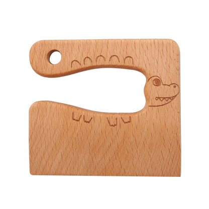 Safe Kitchen Cutting Toy Kids Wooden Cooking CutterFish-Shaped Children'S Kitchen Tools Cute Vegetables Fruits Knife Safety - Unique Outlet