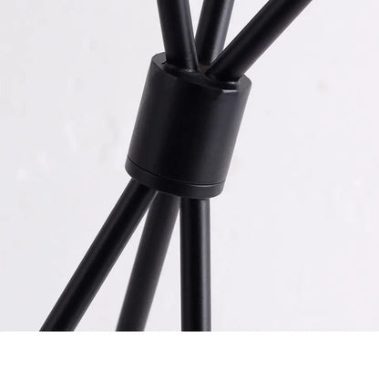 Minimalistische Dreibein-Metall-Stehlampe mit Mond-Acrylkugel für Wohnzimmer, Arbeitszimmer und Schlafzimmerbeleuchtung - Unique Outlet
