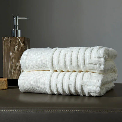 Baumwollhandtuch-Set – Maschinenwaschbare, weiche und saugfähige Handtücher - Unique Outlet