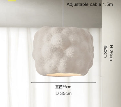 Wabi-Sabi Esszimmer Wohnzimmer Schlafzimmer Kronleuchter Barlampe Französisch Einfacher Designer Leuchte E27 - Unique Outlet