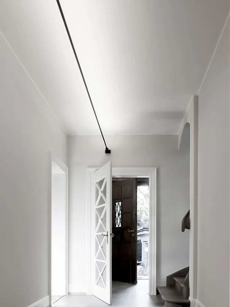 Schwarz-Weiße Lineare Wandleuchte Skyline Linea – Moderne LED-Lichtleiste für Wohnzimmer, Flure und Bars - Unique Outlet
