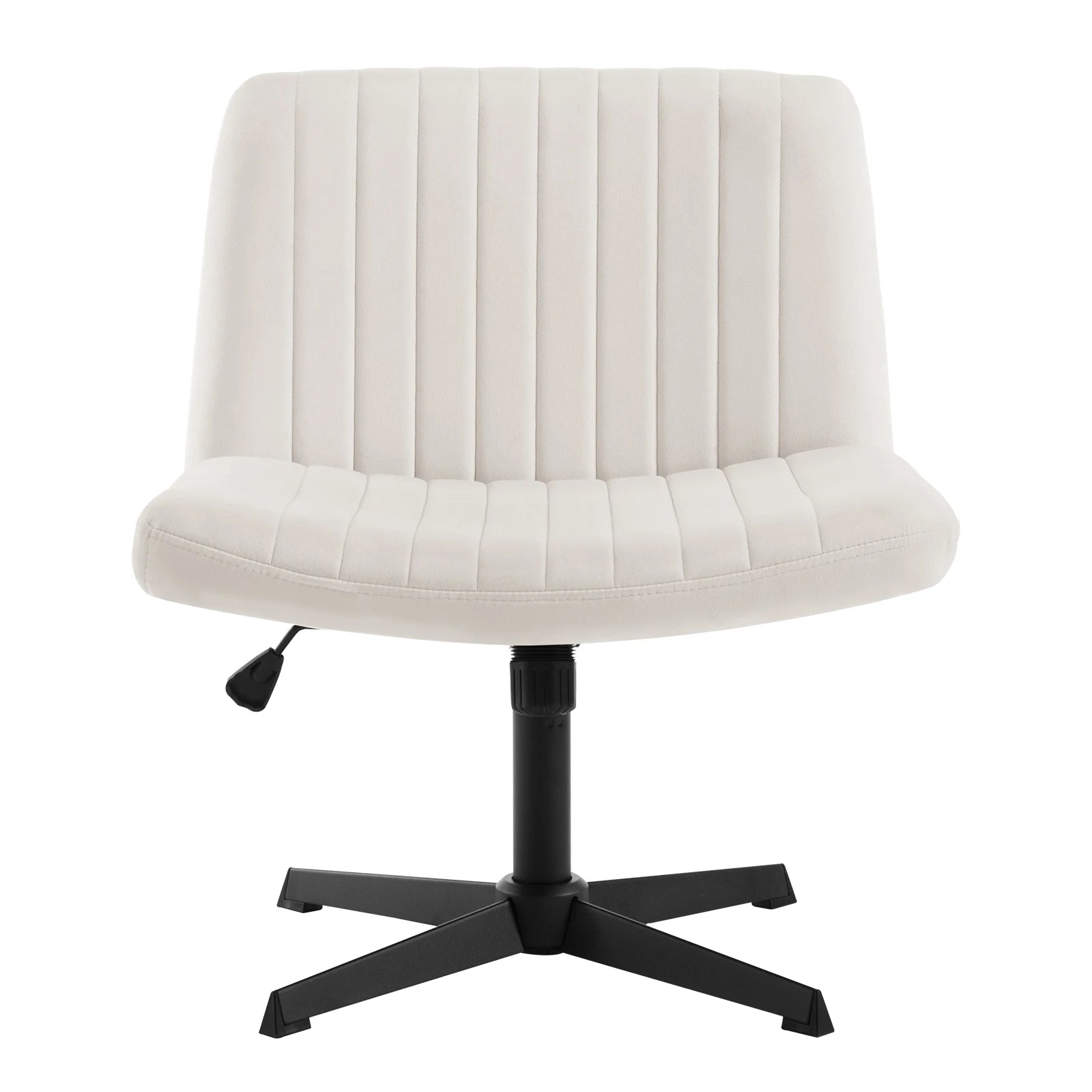 Drehbarer Relaxsessel Bürostuhl - Ergonomischer Samt Schreibtischstuhl, Höhenverstellbar, 360° Drehbar, Gepolstert - Unique Outlet