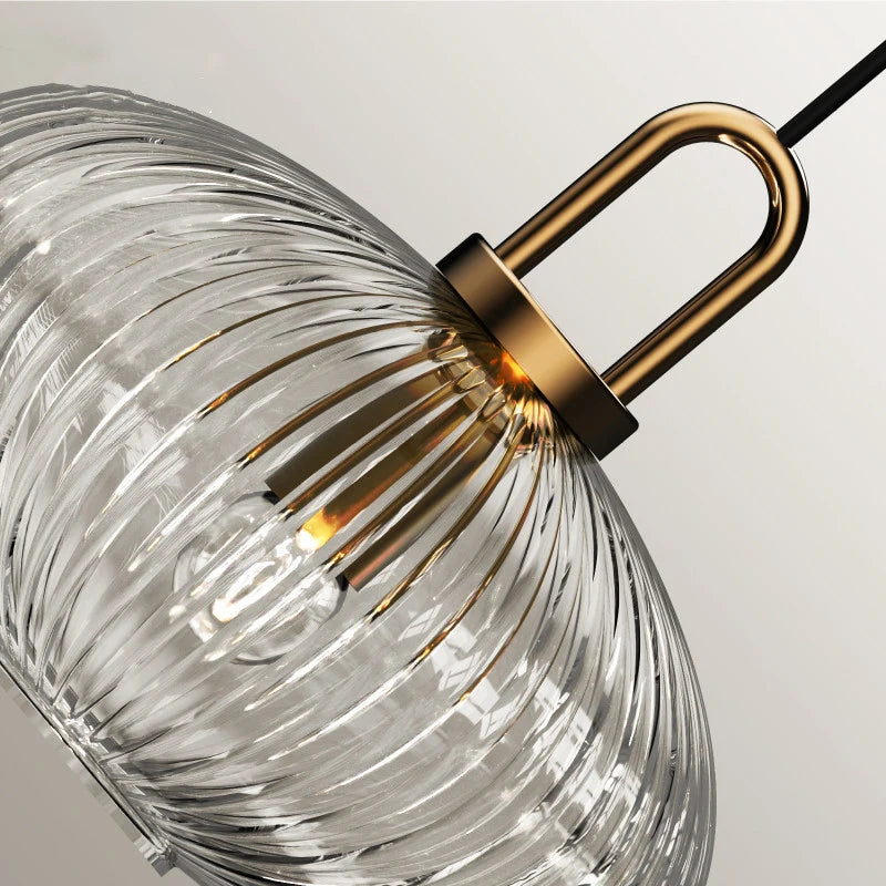 Nordische Vintage LED-Glaspendelleuchten – Moderne Hängelampen für Esszimmer und Bar - Unique Outlet
