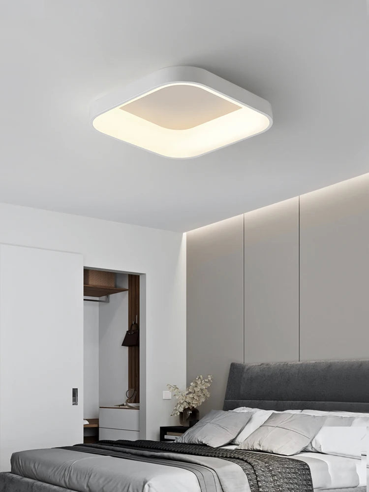 Warmes Schlafzimmerlicht im Nordischen Minimalistischen Stil – Moderne Italienische Runde LED-Lampe für Wohnzimmer und Schlafzimmer - Unique Outlet