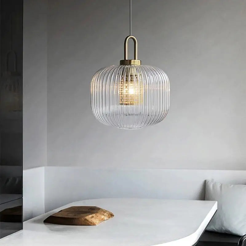 Nordische Vintage LED-Glaspendelleuchten – Moderne Hängelampen für Esszimmer und Bar - Unique Outlet
