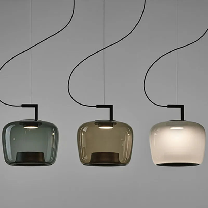 Nordische LED-Pendelleuchten - Moderne Hängende Kronleuchter aus Glas für Wohn- und Esszimmer - Unique Outlet