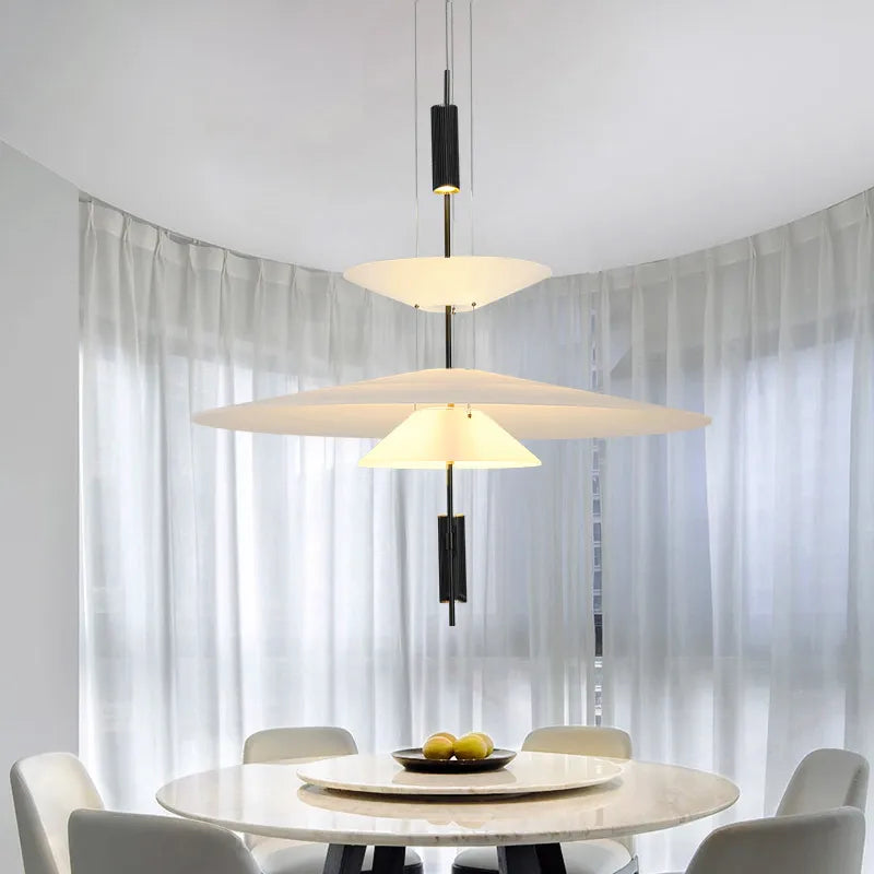 Minimalistische LED-Pendelleuchten im Kreativen Fliegenden Untertassen-Design – Designer-Hängelampen für Esstisch und Bar - Unique Outlet