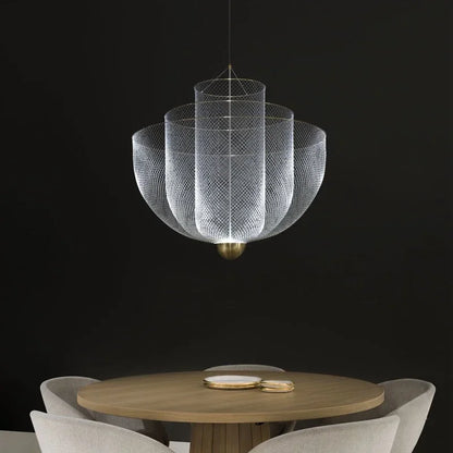 Moderne Eleganz Hängelampe - Stilvolle Eisenkunst LED Pendelleuchte für Wohn- und Esszimmer - Unique Outlet