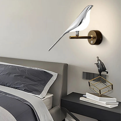 Moderne LED-Wandlampen mit Touch-Schalter für Innenräume – Silberne und Goldene Wandleuchten, Wandappliken zur Dekoration, geeignet für Schlafzimmer - Unique Outlet