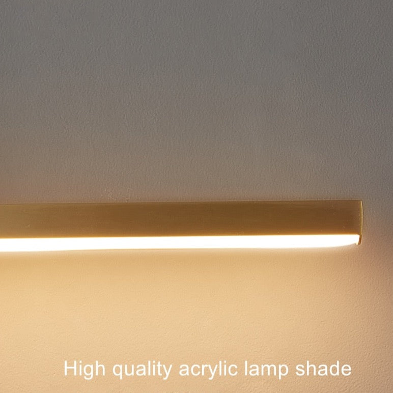 Nordisches Leicht-Luxus Wandlampe aus Kupfer: Minimalistische, gehobene Wandleuchte für Schlafzimmer, Wohnzimmer und Nachttisch - Unique Outlet
