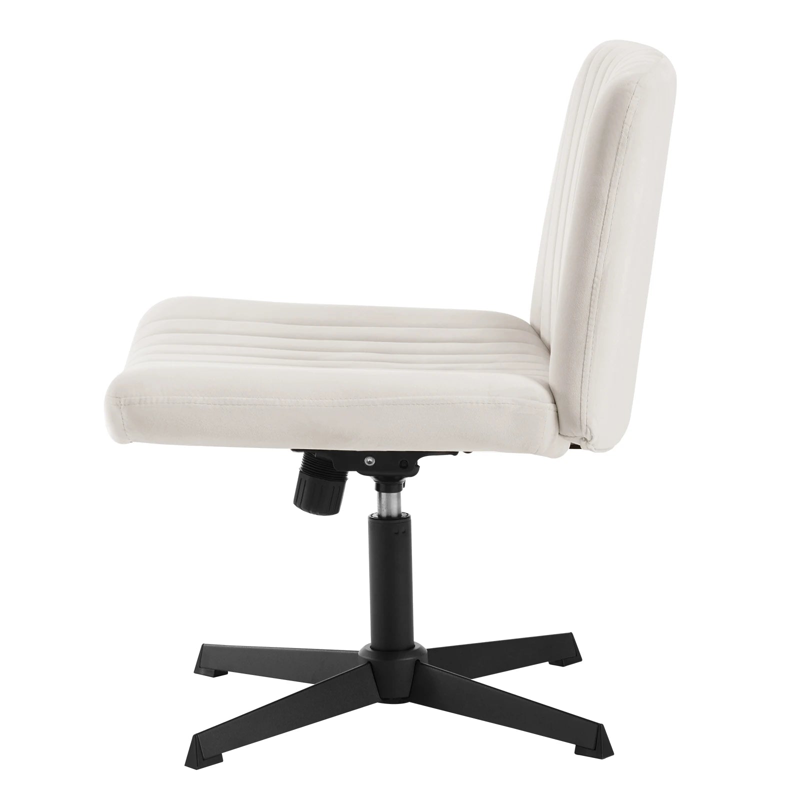 Drehbarer Relaxsessel Bürostuhl - Ergonomischer Samt Schreibtischstuhl, Höhenverstellbar, 360° Drehbar, Gepolstert - Unique Outlet