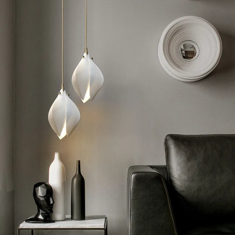 Moderne Keramik-Blütenform LED-Deckenleuchte - Unique Outlet
