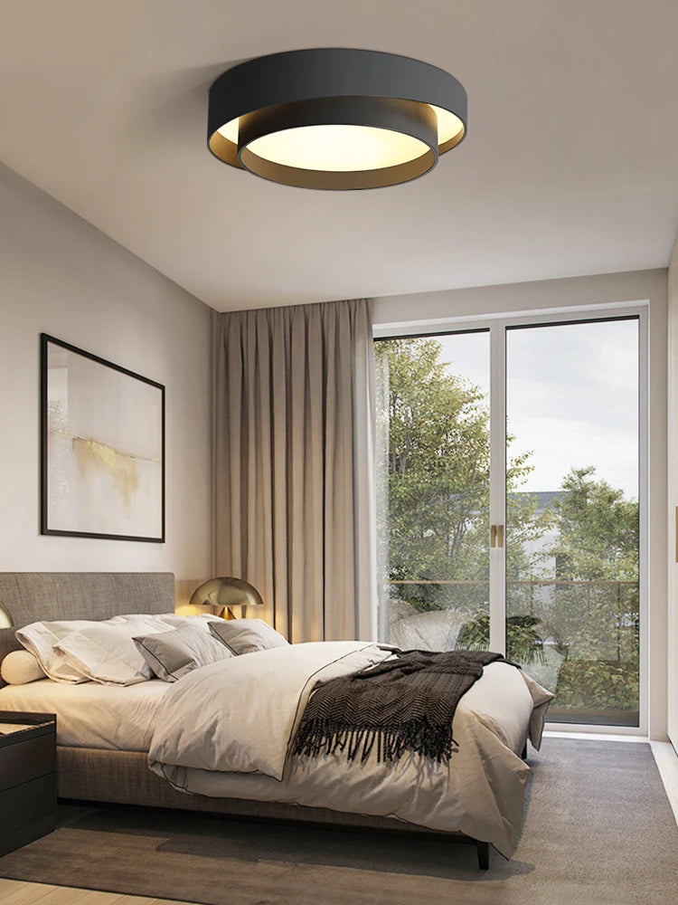Minimalistische Deckenlampe 2023, Modernes nordisches Design, LED, für Wohnzimmer und Schlafzimmer - Unique Outlet