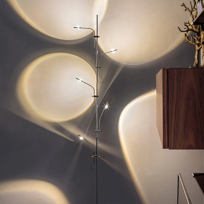 Italienisches Design LED Stehleuchte – Regenbogen-Projektionslampe für atmosphärisches Licht - Unique Outlet