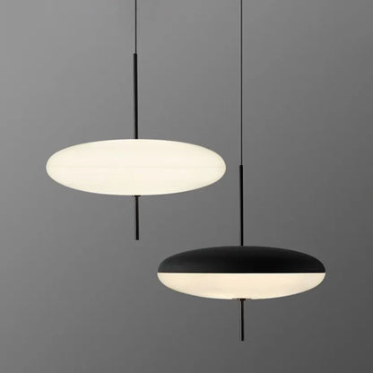 Moderne UFO-Pendelleuchte LED – Minimalistische Hängelampe in Schwarz und Weiß - Unique Outlet