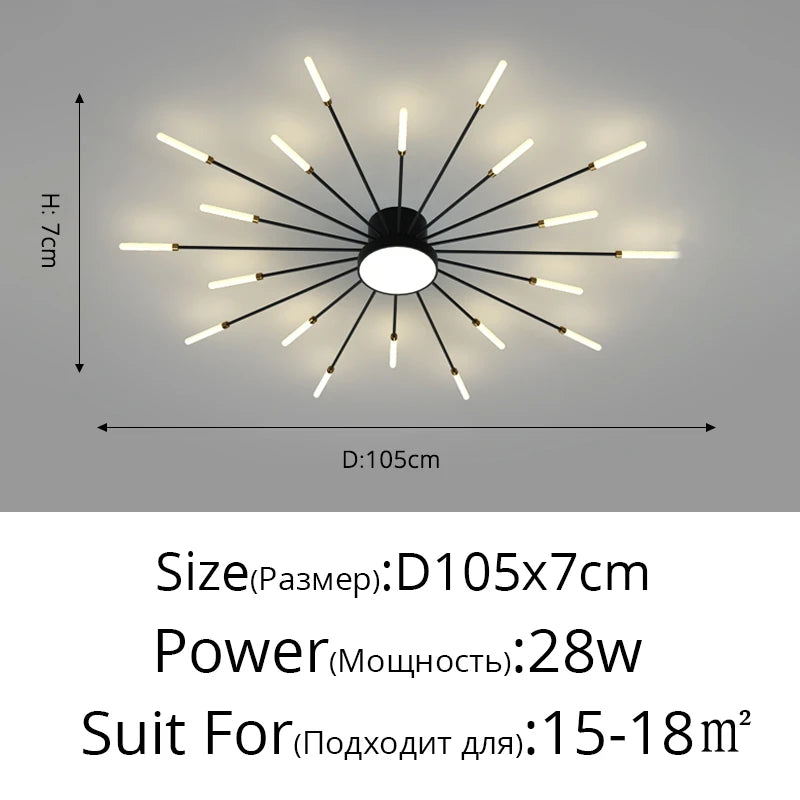 "Glänzender Mittelpunkt" Moderner LED Deckenleuchter