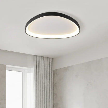 Zeitgenössische LED-Deckenleuchte - Moderne Wohnraum-, Küchen- und Restaurantbeleuchtung in Schwarz und Weiß - Unique Outlet