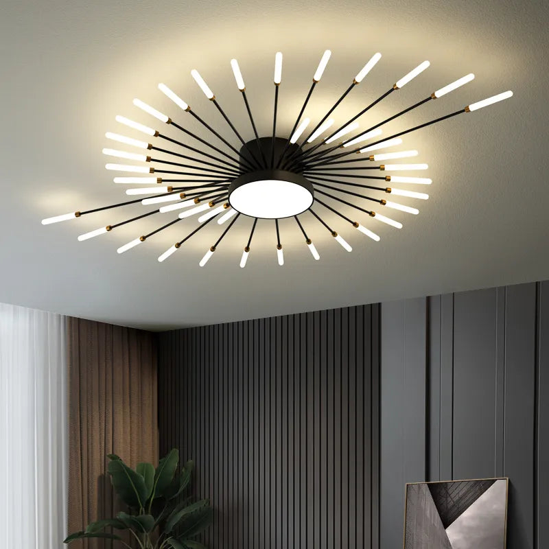 "Glänzender Mittelpunkt" Moderner LED Deckenleuchter - Unique Outlet