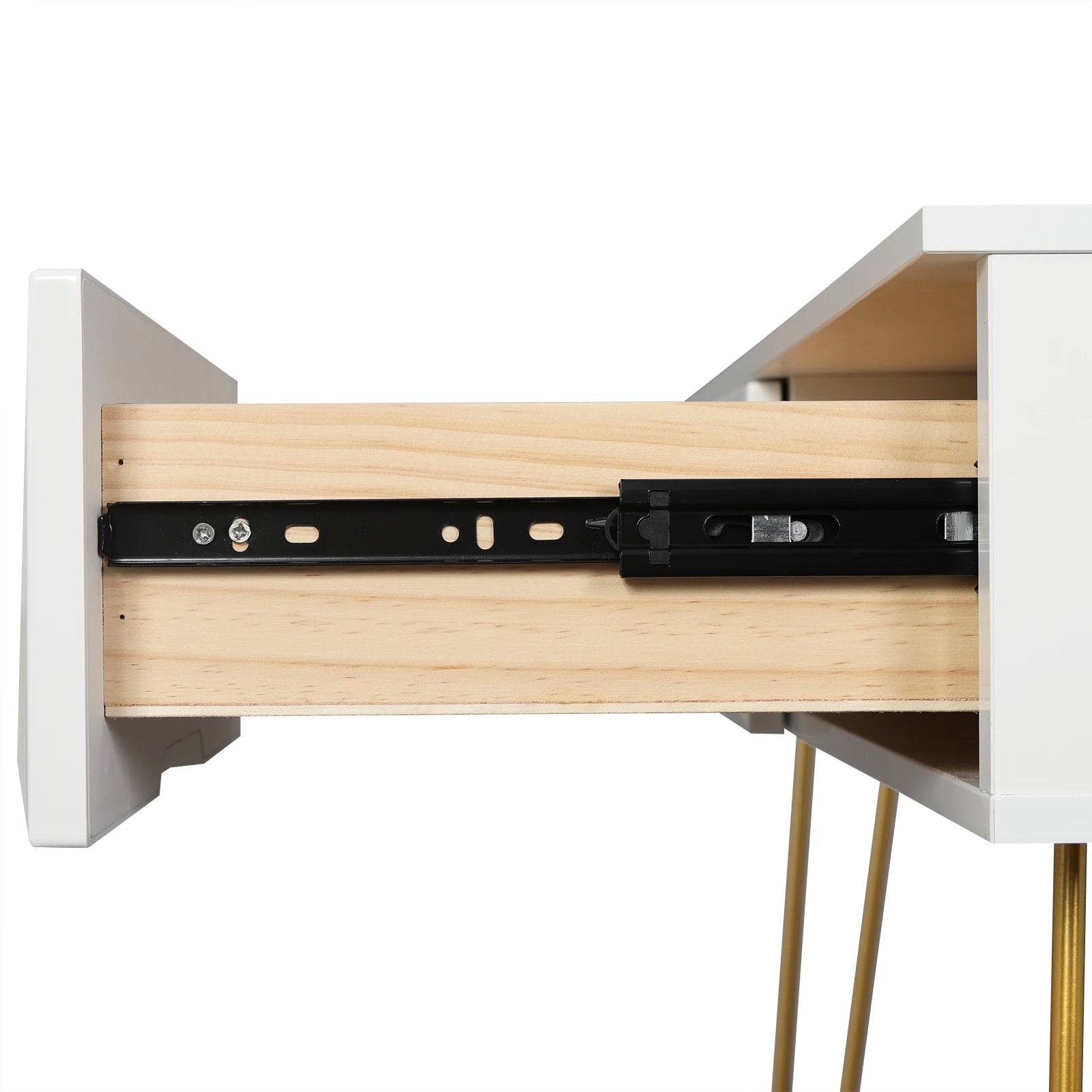 Schminktisch mit Hocker und Spiegel - Kosmetiktisch mit 3D-Effekt Schubladen, Schmuck- und Make-up-Organizer für Schlafzimmer - Unique Outlet
