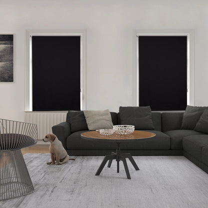 Thermo-Verdunkelungsrollo - Lichtundurchlässig, ohne Bohren, Sonnenschutz für Fenster und Türen - Unique Outlet