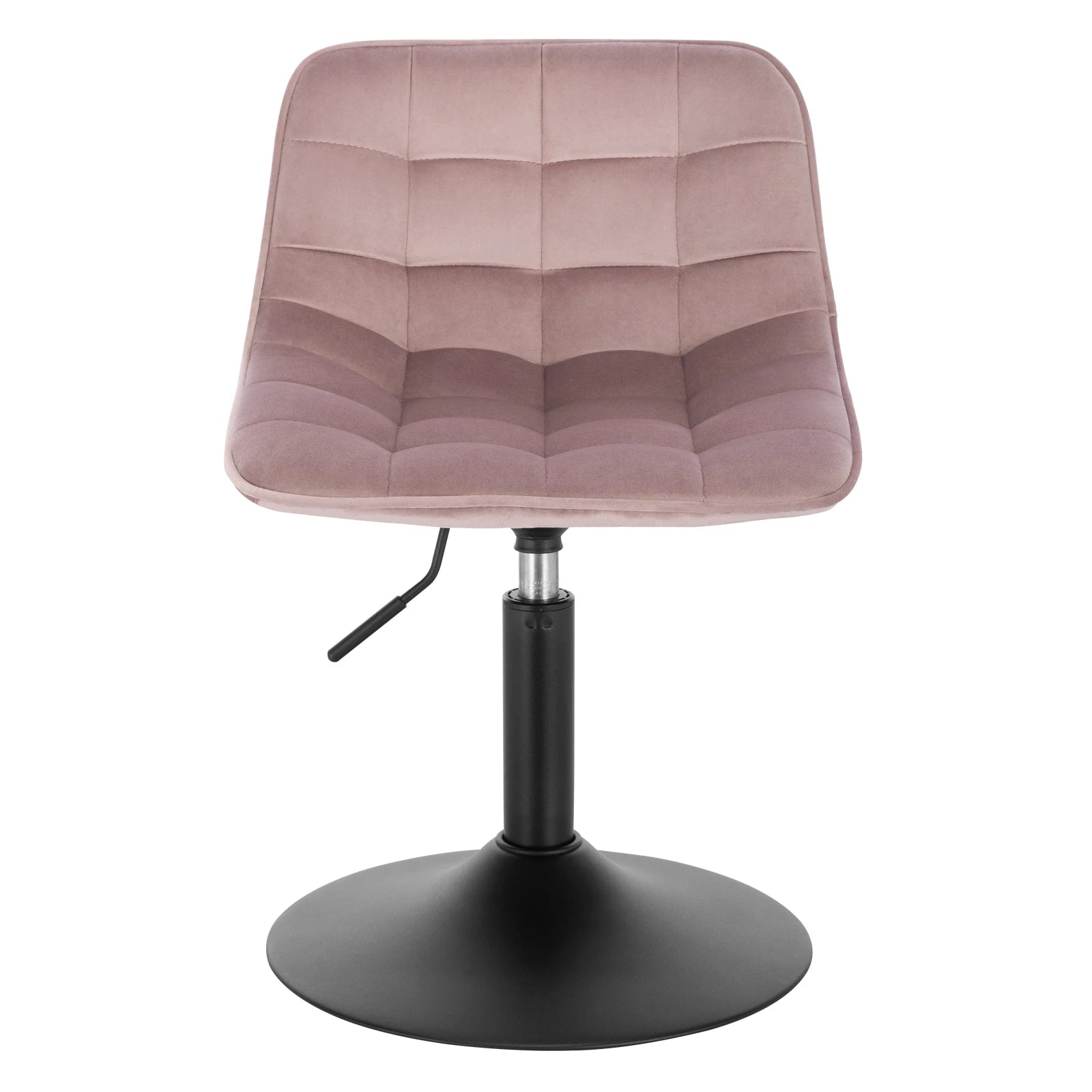Barhocker aus Samt, Höhenverstellbar - Küchenhocker mit Rückenlehne, 360° Drehbar, für Zuhause, Bar, Küche - Unique Outlet