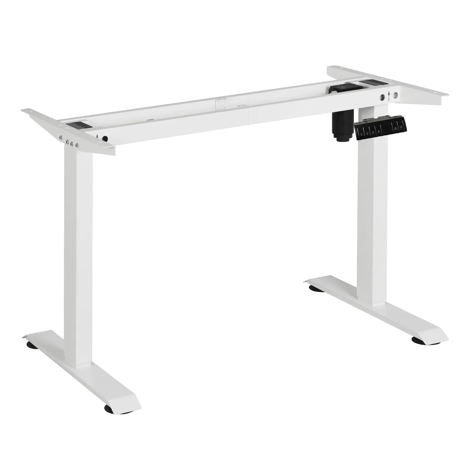 Höhenverstellbarer Schreibtisch mit Elektrischem Liftsystem und LED-Anzeige - Büroarbeitstisch für Computer und Laptop - Unique Outlet