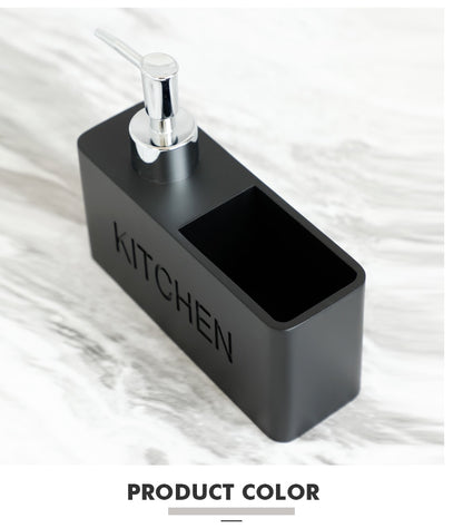 Modernes Küchenzubehör Seifenspender Set Flüssigseifenspender Pumpflasche Hält Schwämme/Bürsten - Unique Outlet