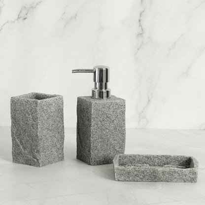 Bad-Accessoires Set oder Einzel Iiquid Seifenspender Zahnbürstenhalter Tasse Seifenschale Toilettenbürstenhalter - Unique Outlet
