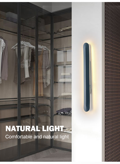Minimalistische kreative Schlafzimmer-Wandleuchte aus Aluminium | Moderne Wandlampen für Wohnzimmer | 10W | AC90-260V | 3 Farben - Unique Outlet