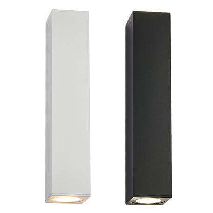 Wasserdichte Außenwandleuchte, LED, Modern, IP67, Aluminium, Schwarz oder Weiß, geeignet für 96V-240V - Unique Outlet