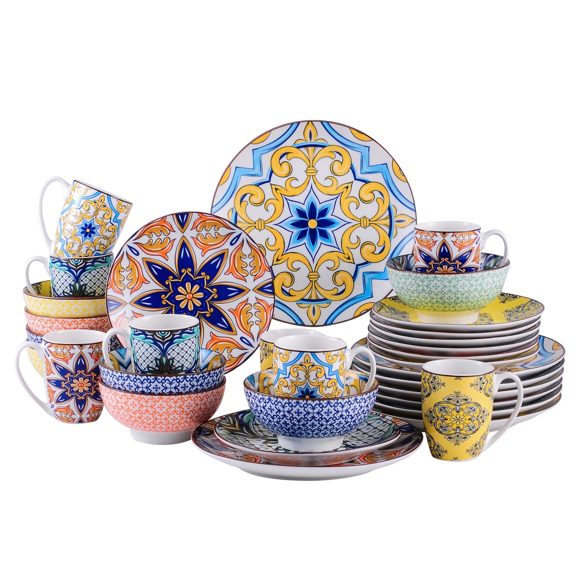 Jasmin Pattern Porzellan Tafelbedarf Geschirr Set - Unique Outlet