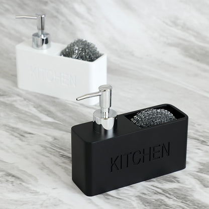 Modernes Küchenzubehör Seifenspender Set Flüssigseifenspender Pumpflasche Hält Schwämme/Bürsten - Unique Outlet