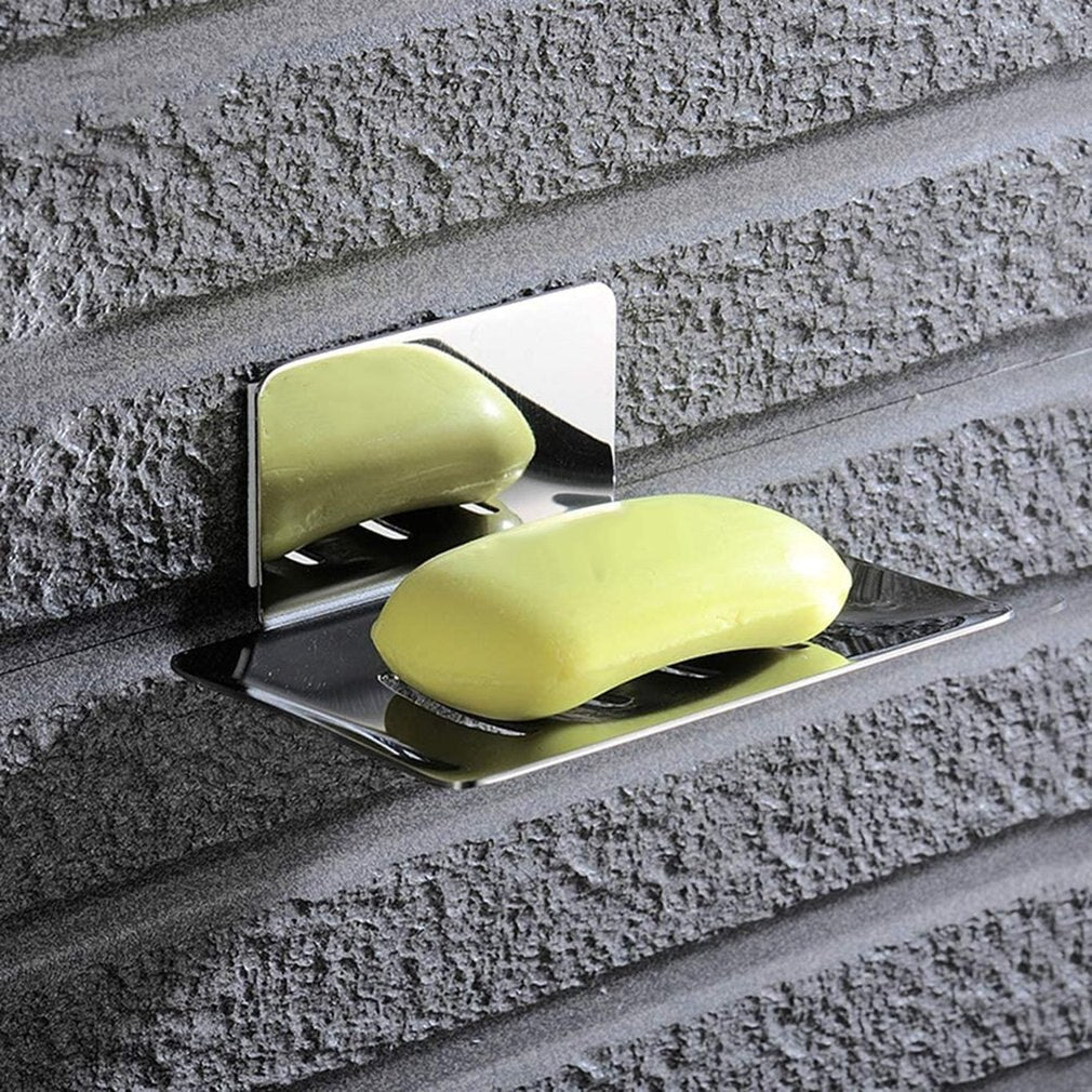 Seifenhalter, selbstklebender Edelstahl, rostfrei und langlebig - Unique Outlet