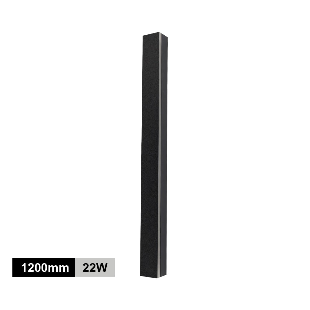 Moderne Außenwandleuchte, wasserdicht, IP65, AC85-265V, LED-Außenbeleuchtung, Garten-Veranda-Wandleuchte, lange Wandlampe für Zuhause - Unique Outlet