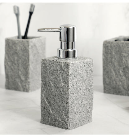 Bad-Accessoires Set oder Einzel Iiquid Seifenspender Zahnbürstenhalter Tasse Seifenschale Toilettenbürstenhalter - Unique Outlet