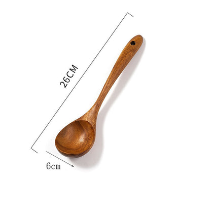 Küchenbesteck,Kochutensilien, Naturholz, Einzeln oder als 7 teiliges-Set - Unique Outlet