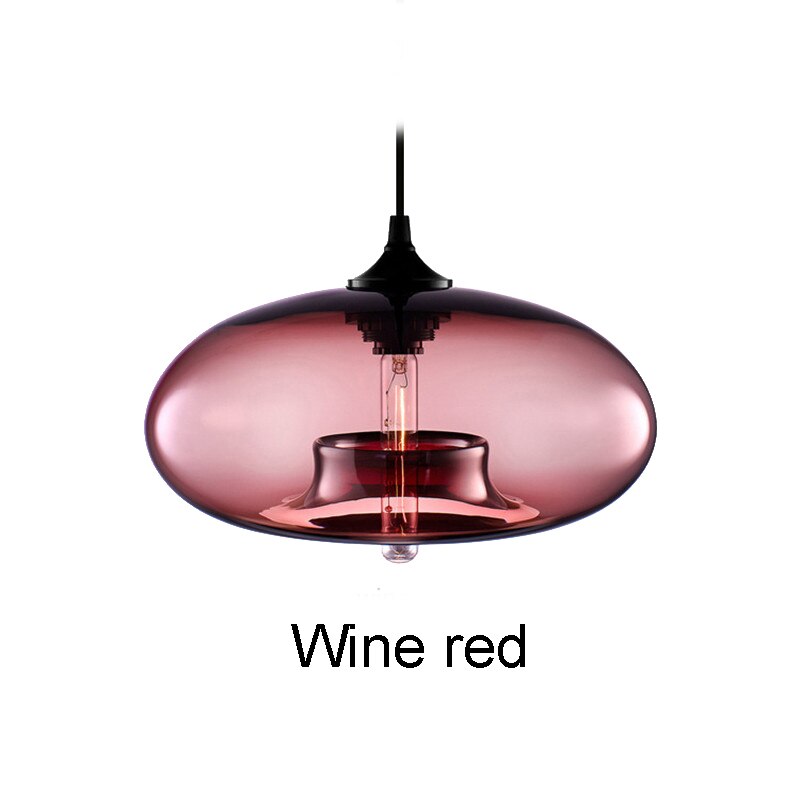 Moderner Hängender Glas-Globus-Pendelleuchte - Unique Outlet