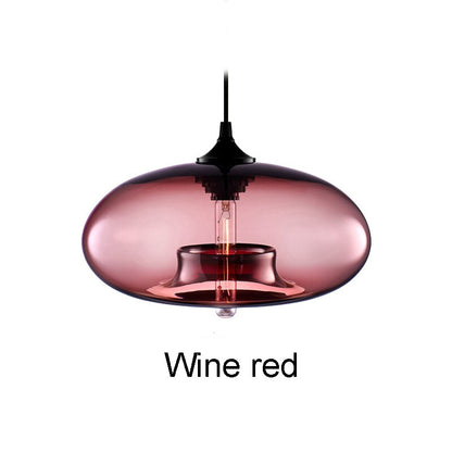 Moderner Hängender Glas-Globus-Pendelleuchte - Unique Outlet