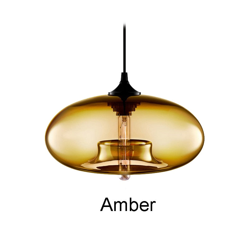 Moderner Hängender Glas-Globus-Pendelleuchte - Unique Outlet