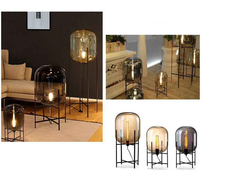 Edle Nordic Bodenlampe mit LED-Beleuchtung - Unique Outlet
