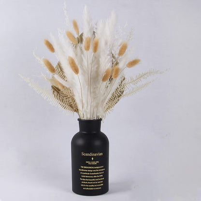 Getrocknete Pampas-Blumen, Pampas-Gras-Dekor (ohne Vase) 30er Set - Unique Outlet
