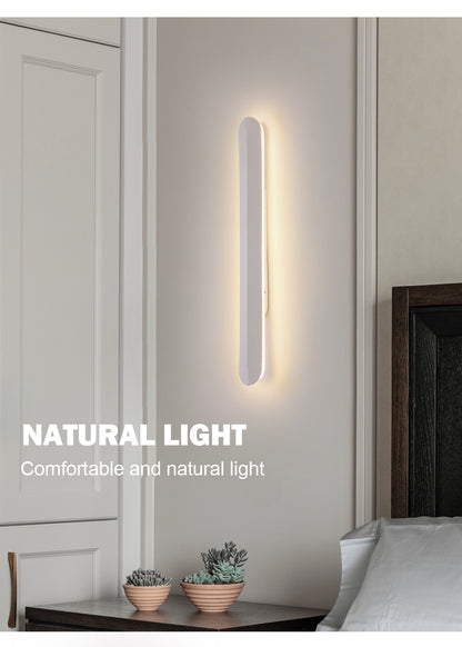 Minimalistische kreative Schlafzimmer-Wandleuchte aus Aluminium | Moderne Wandlampen für Wohnzimmer | 10W | AC90-260V | 3 Farben - Unique Outlet