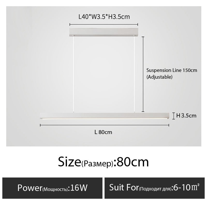 Minimalistischer Esstischleuchter - Unique Outlet