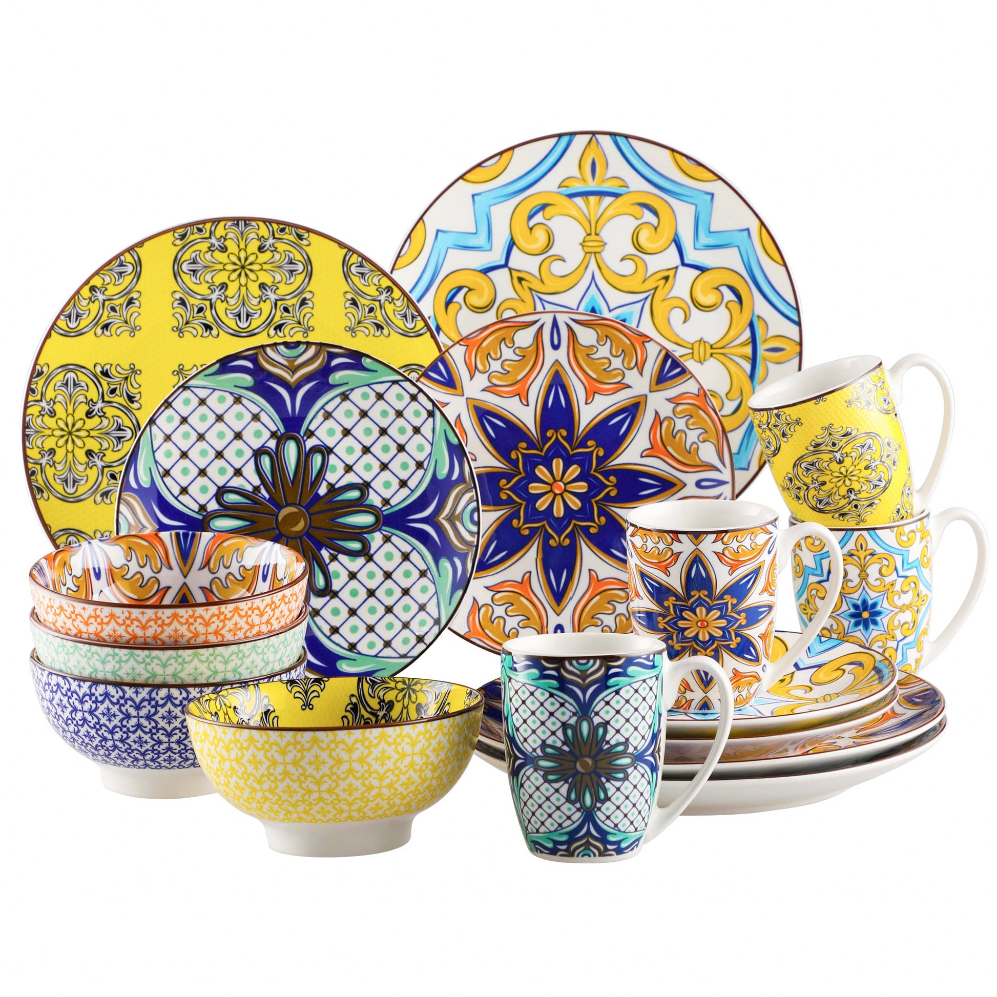 Jasmin Pattern Porzellan Tafelbedarf Geschirr Set - Unique Outlet