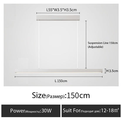 Minimalistischer Esstischleuchter - Unique Outlet