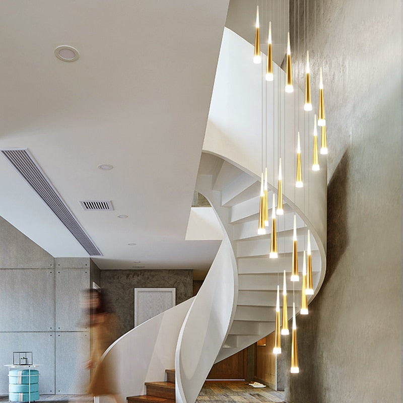 Anpassbarer LED-Lüster im ART DECO-Stil mit mehreren Lichtquellen - Unique Outlet