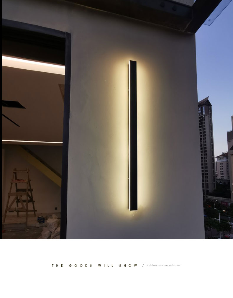 Moderne wasserdichte LED Wandleuchte für den Außenbereich - Unique Outlet