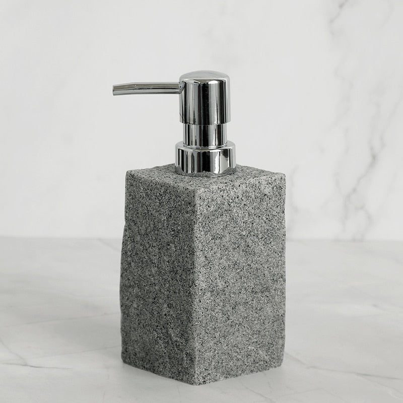 Bad-Accessoires Set oder Einzel Iiquid Seifenspender Zahnbürstenhalter Tasse Seifenschale Toilettenbürstenhalter - Unique Outlet